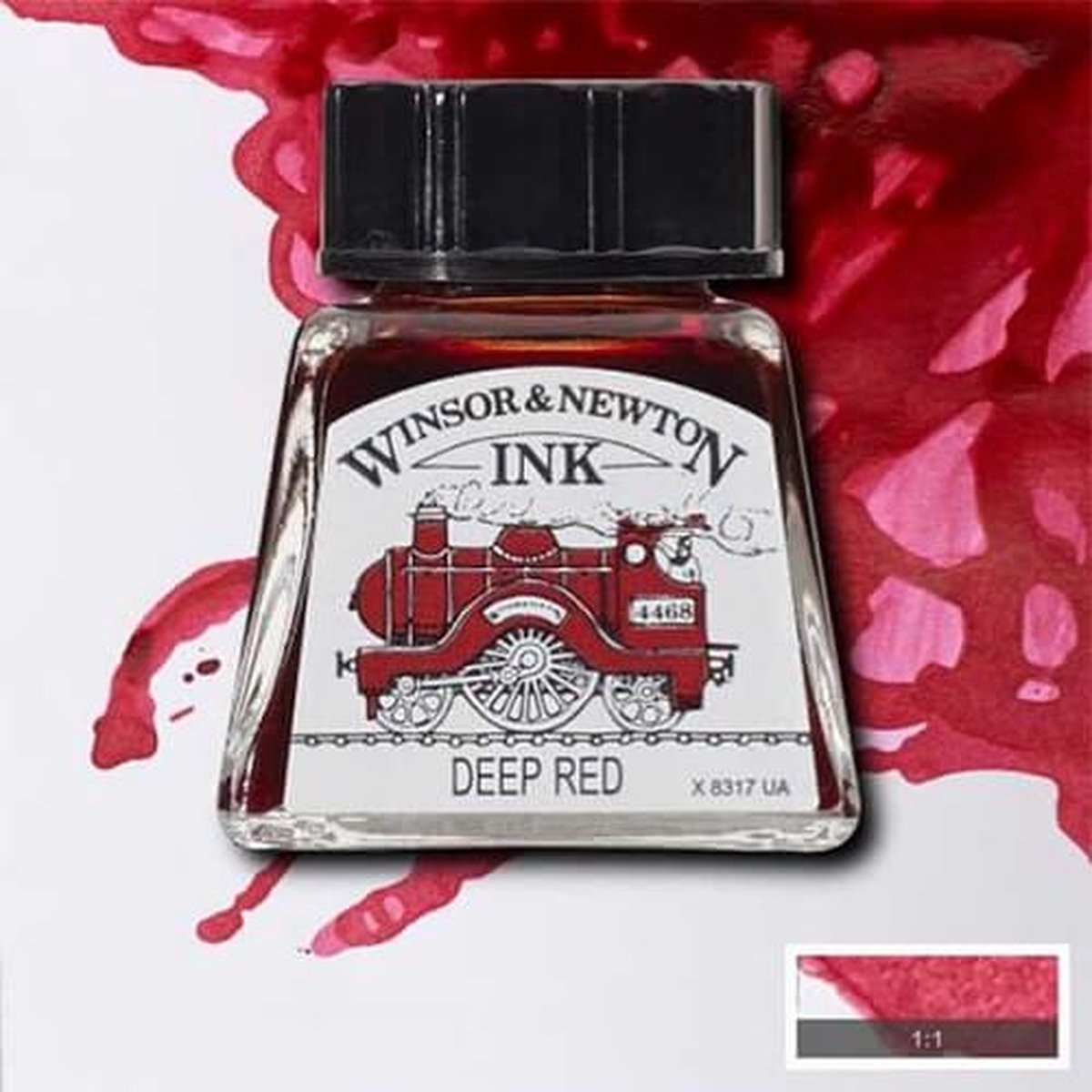 Winsor & Newton Drawing Ink Deep Red 14ml