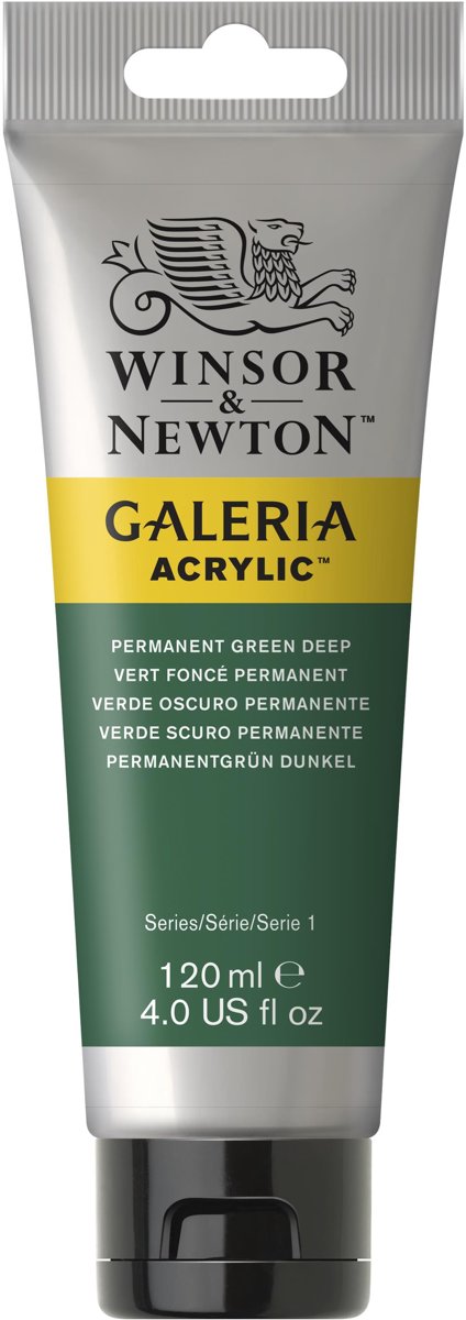 Winsor & Newton Galeria Acryl 120ml Permanent Green Deep