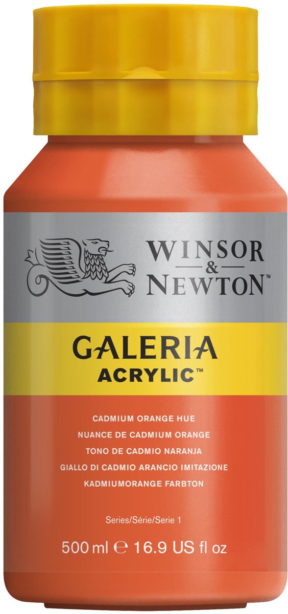 Winsor & Newton Galeria Acryl 500ml Cadmium Orange Hue