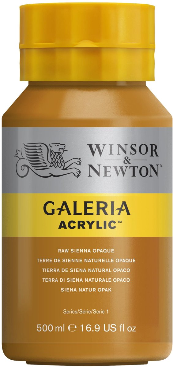 Winsor & Newton Galeria Acryl 500ml Raw Sienna Opaq