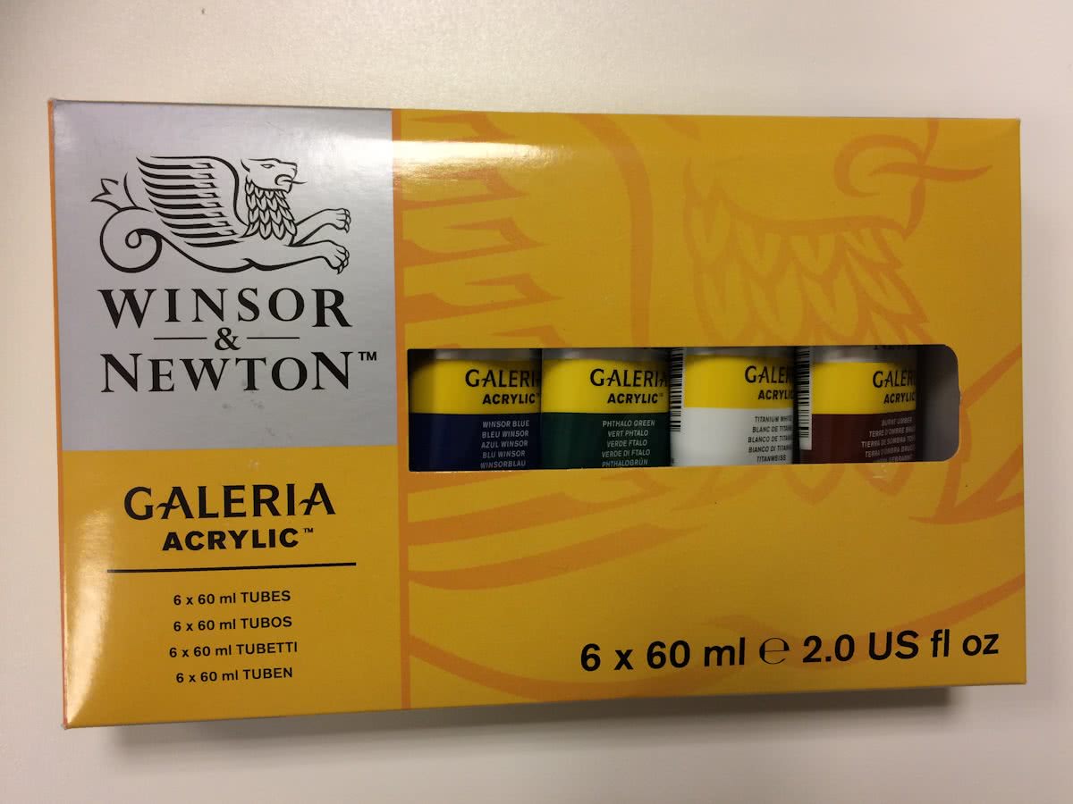 Winsor & Newton Galeria Acrylic Colours Set 6 x 60ml