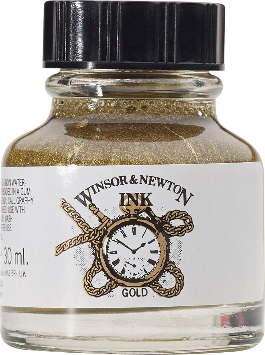 Winsor & Newton Ink 30ml Gold