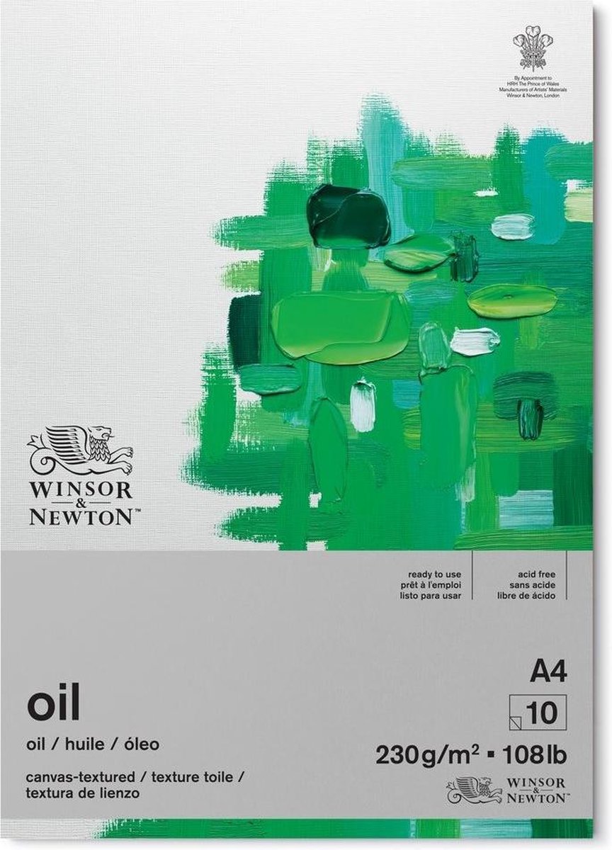 Winsor & Newton Marker Olieverfblok 230 gram 10 vel