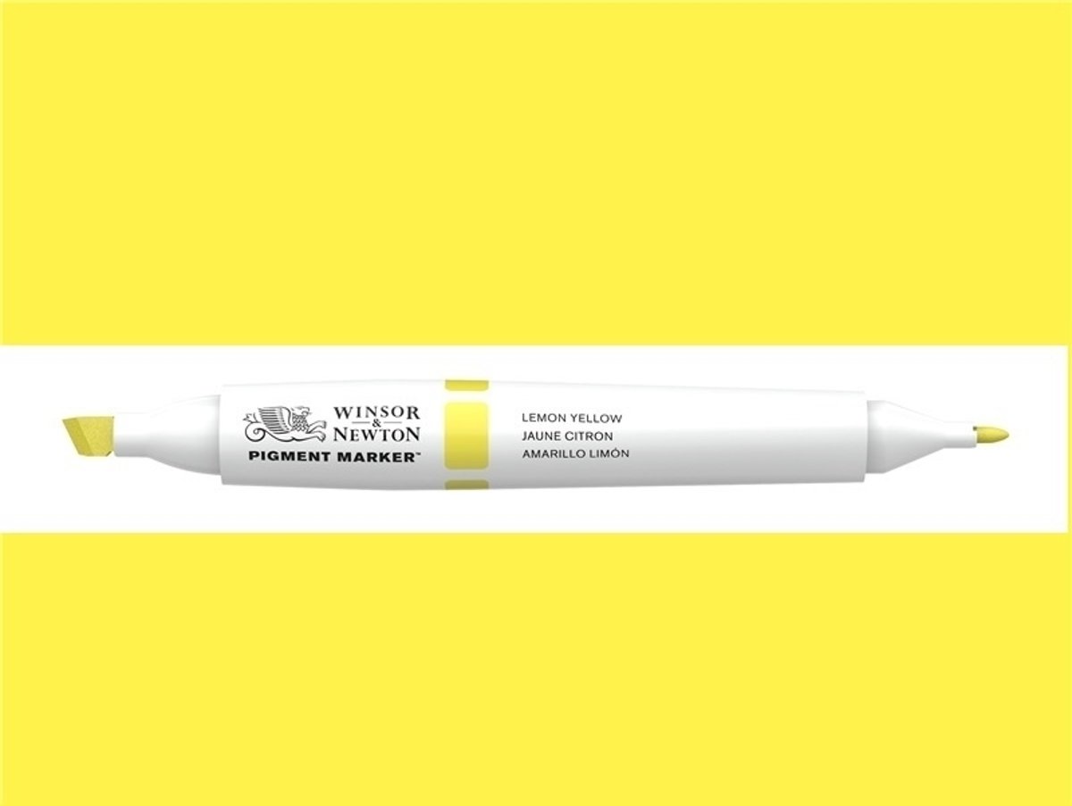 Winsor & Newton Pigment Marker Lemon Yellow 0202/346