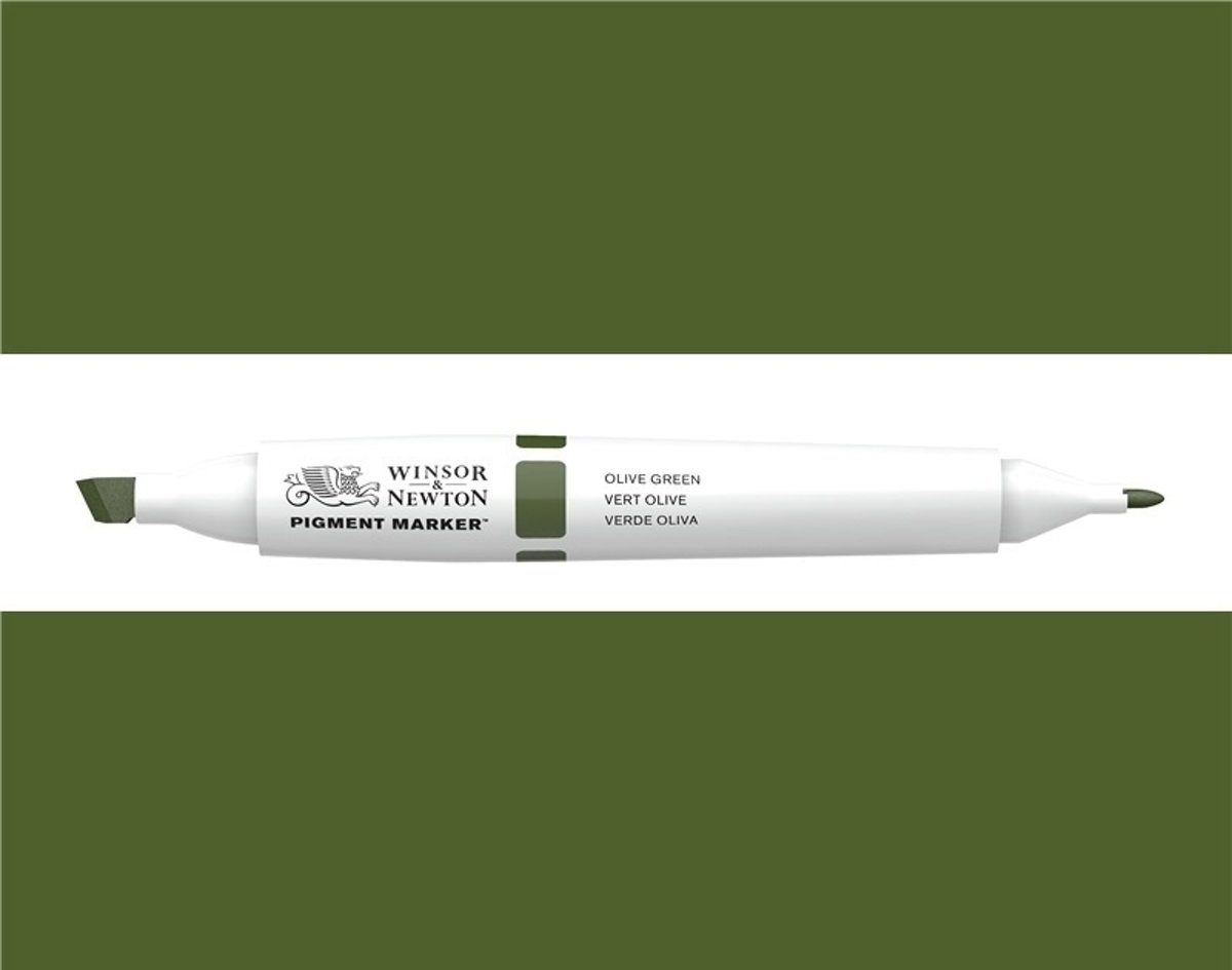 Winsor & Newton Pigment Marker Olive Green 0202/447