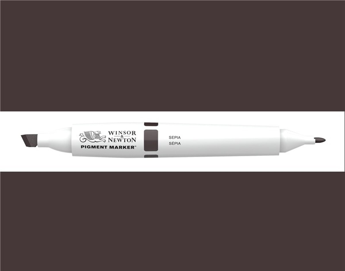 Winsor & Newton Pigment Marker Sepia 0202/609