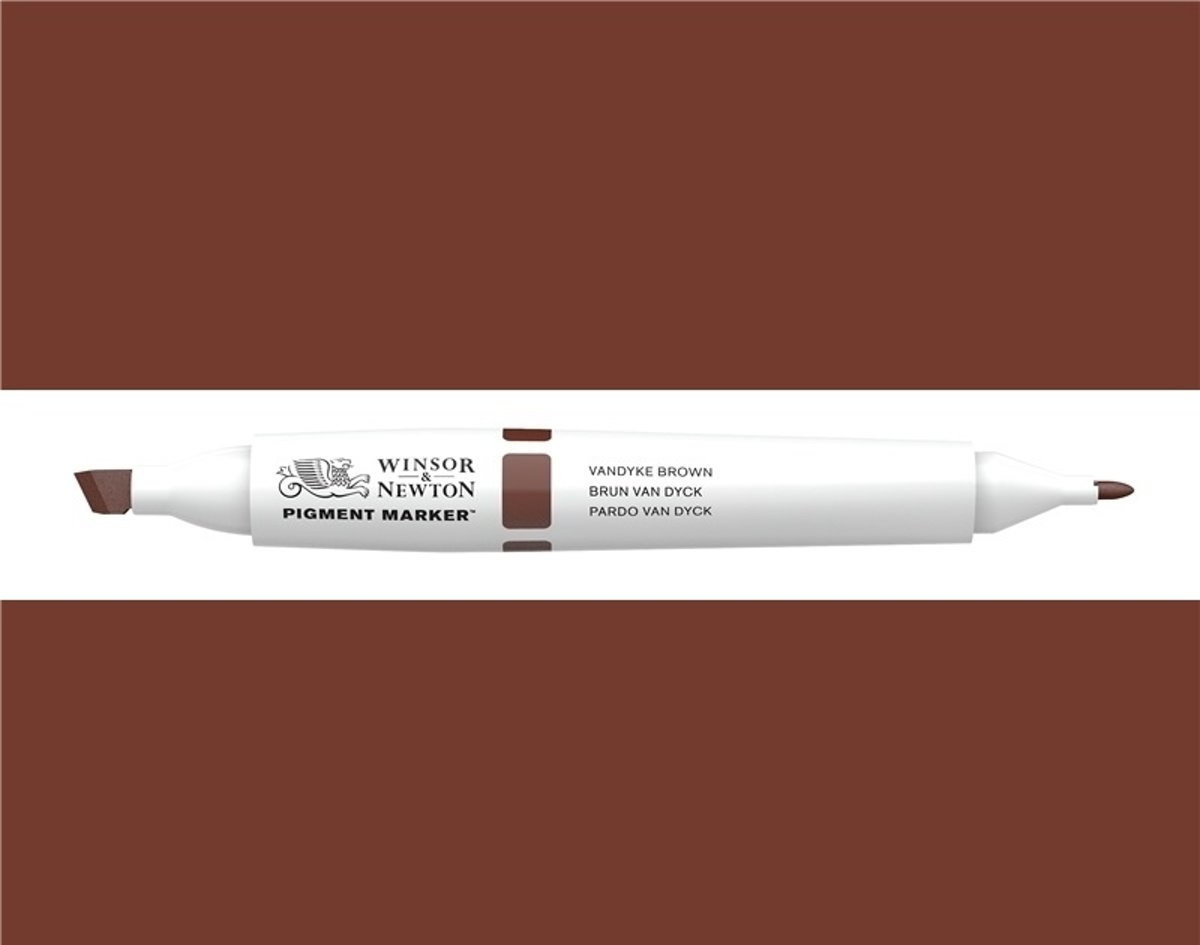 Winsor & Newton Pigment Marker Vandyke Brown 0202/676