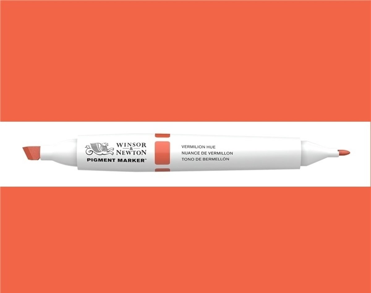 Winsor & Newton Pigment Marker Vermillion Hue 0202/682