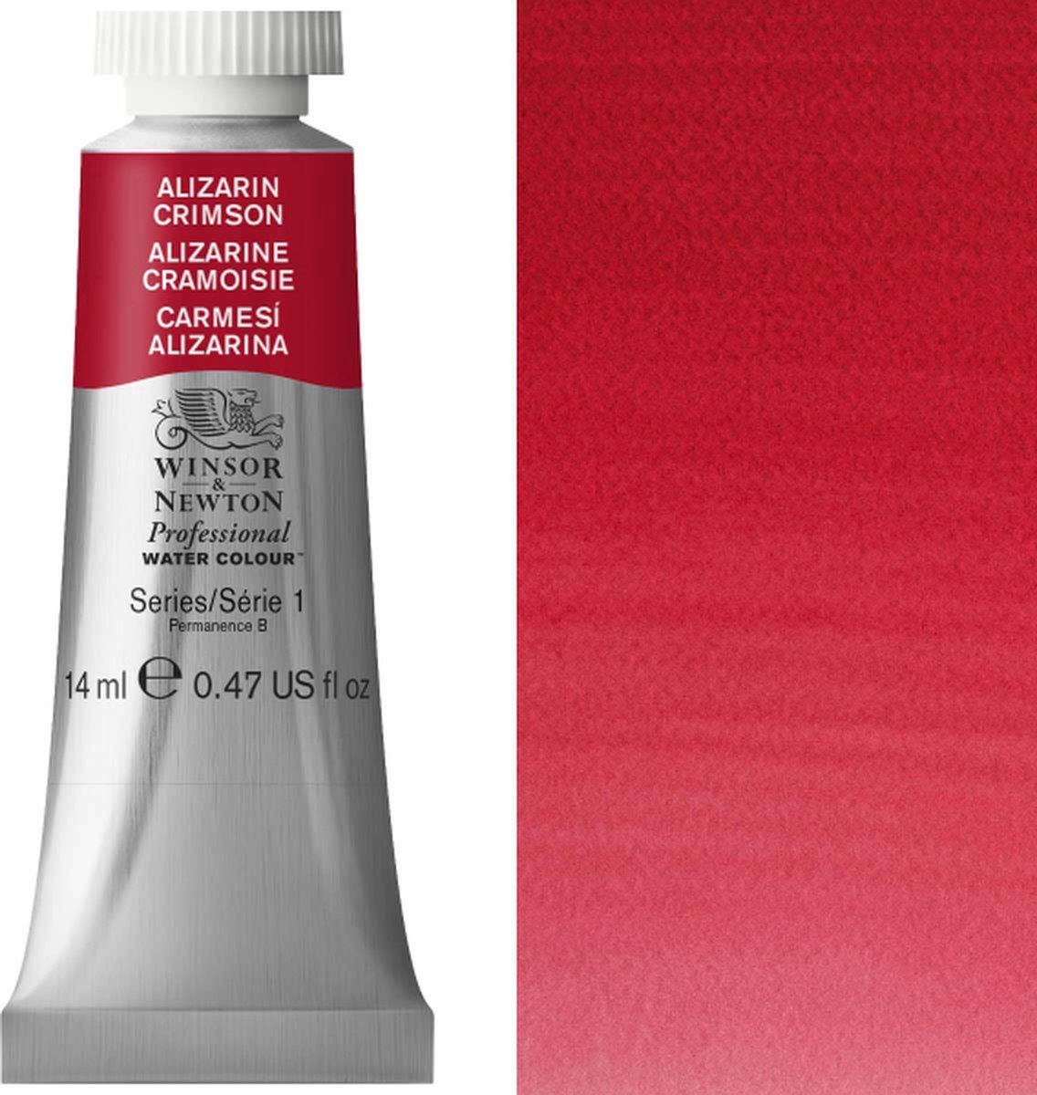 Winsor & Newton Professional Water Colour Tube - Alizarin Crimson 14ml