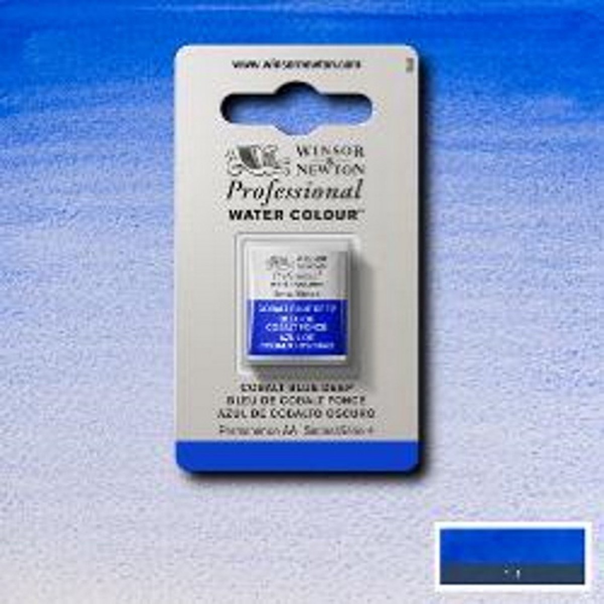 Winsor & Newton Professionele Aquarelverf Halve nap Cobalt Blue Deep