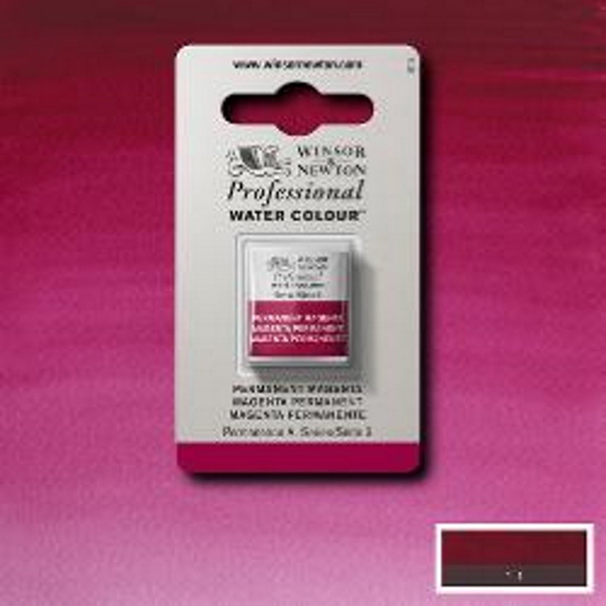 Winsor & Newton Professionele Aquarelverf Halve nap Permanent Magenta