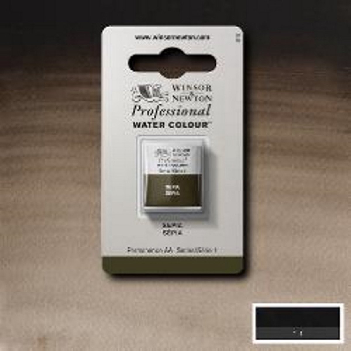 Winsor & Newton Professionele Aquarelverf Halve nap Sepia