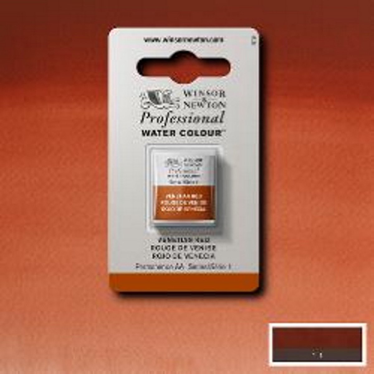 Winsor & Newton Professionele Aquarelverf Halve nap Venetian Red