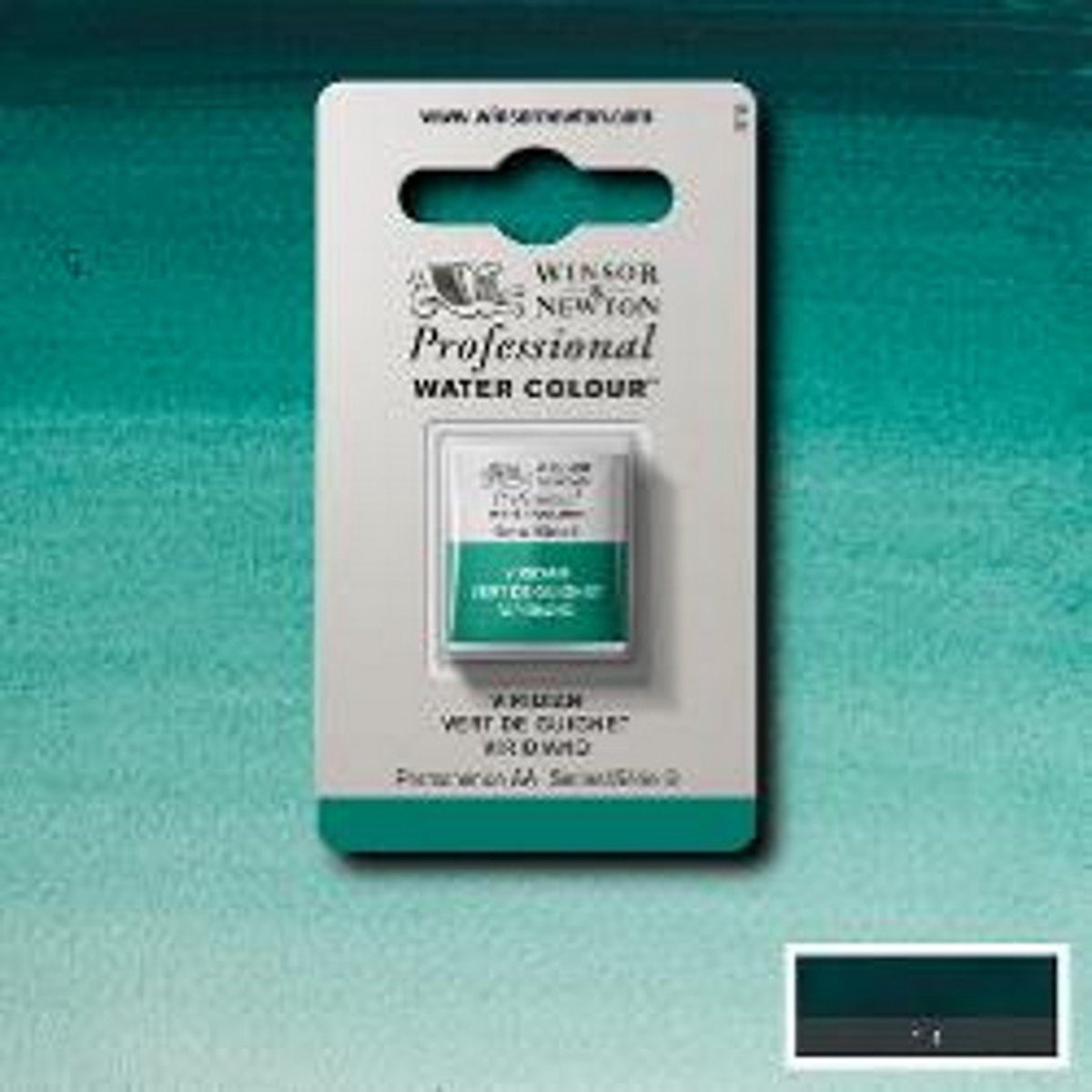 Winsor & Newton Professionele Aquarelverf Halve nap Viridian