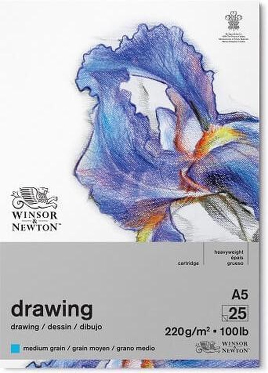 Winsor & Newton Tekenblok Medium Korrel A5