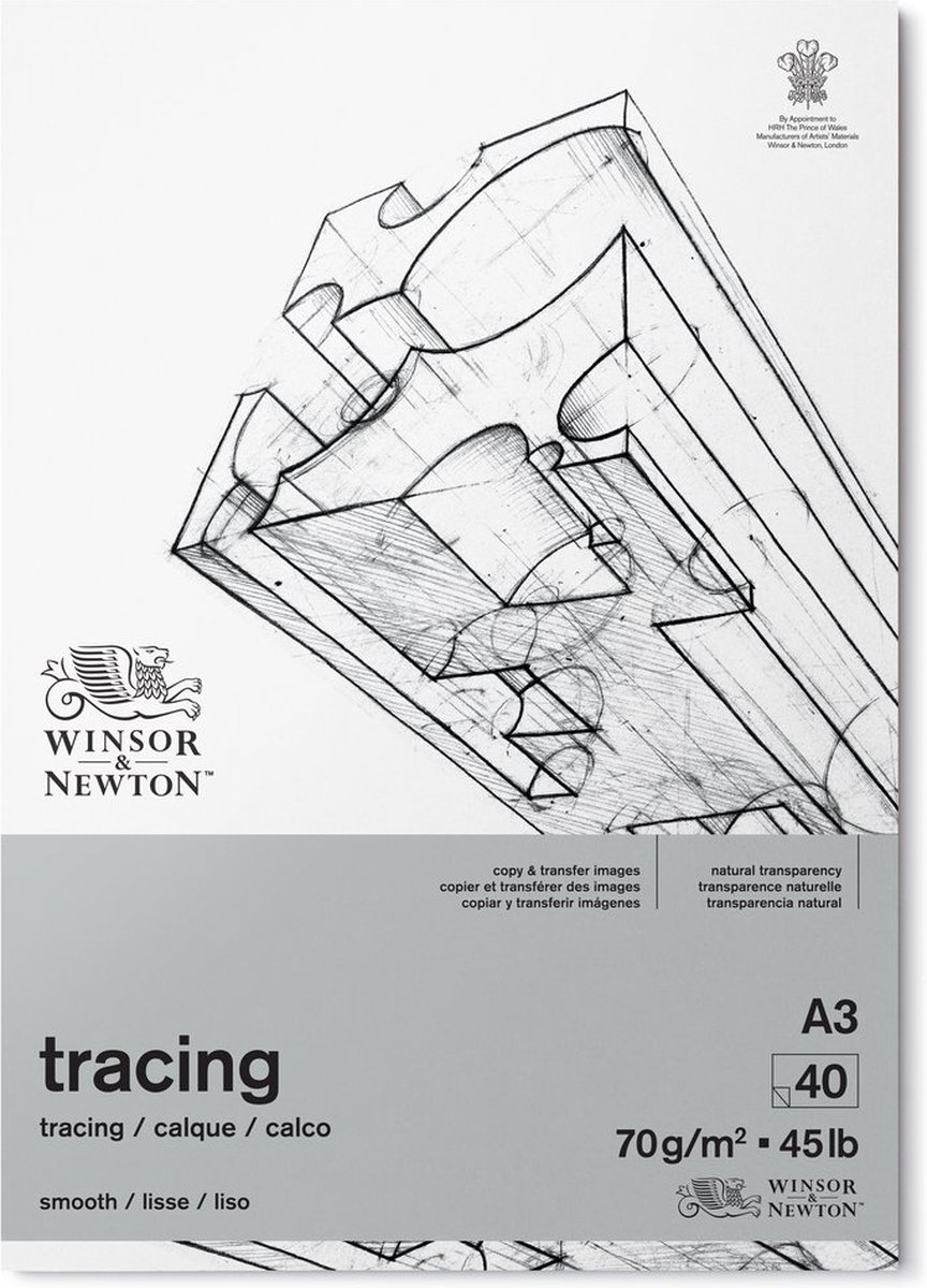 Winsor & Newton Tracing Pad 70gr. A3 40 Vel