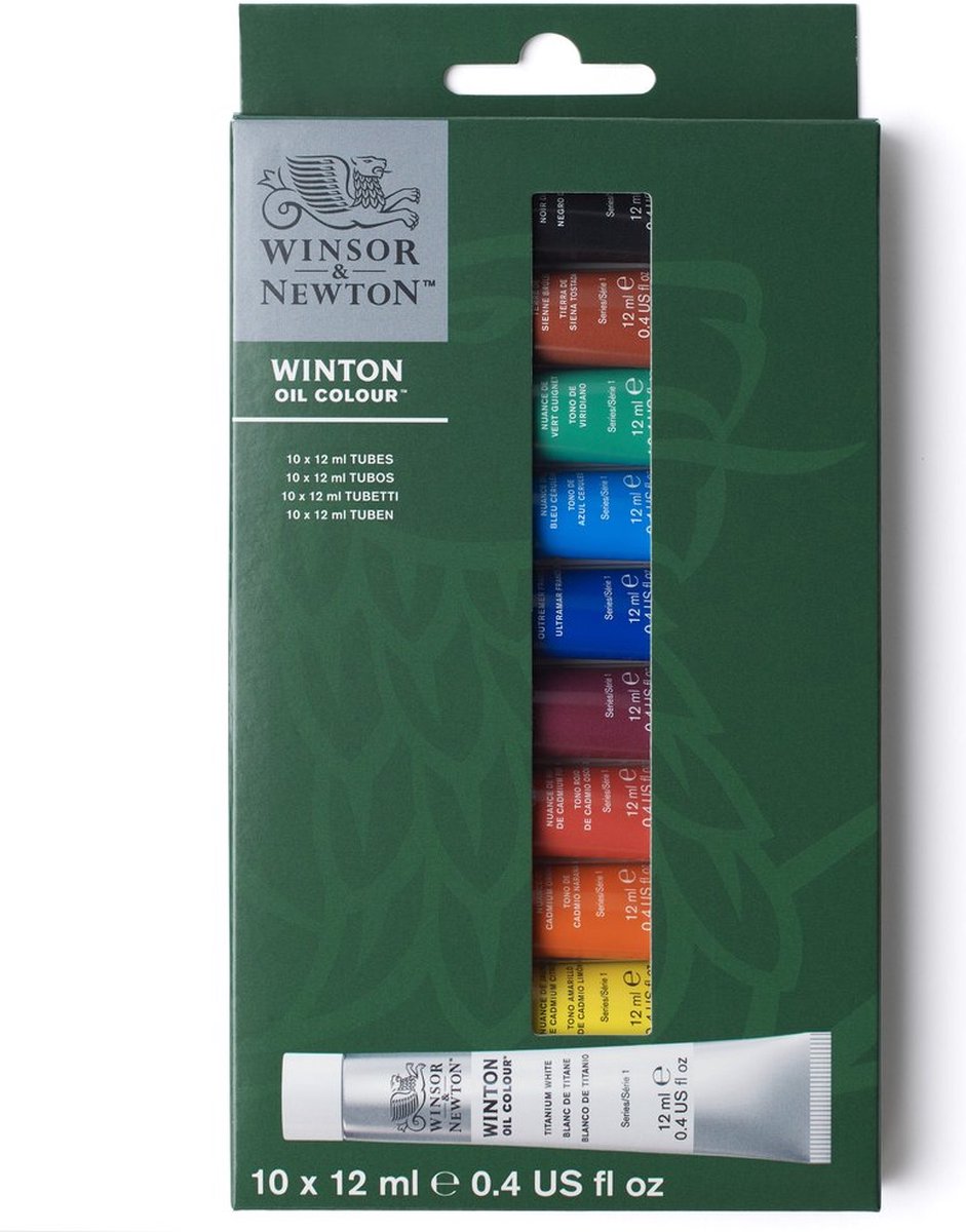 Winsor & Newton Winton Oil Colour 10x12ml Beginners set