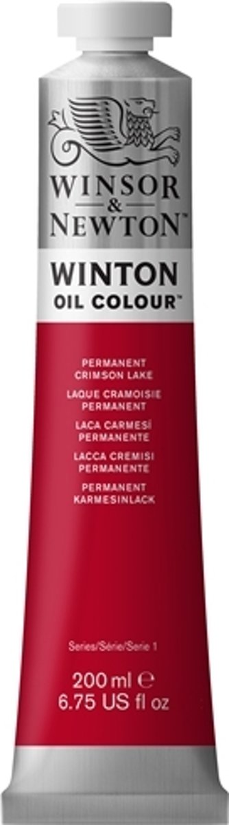 Winsor & Newton Winton Oil Colours 200ml Permanent Crimson Lake