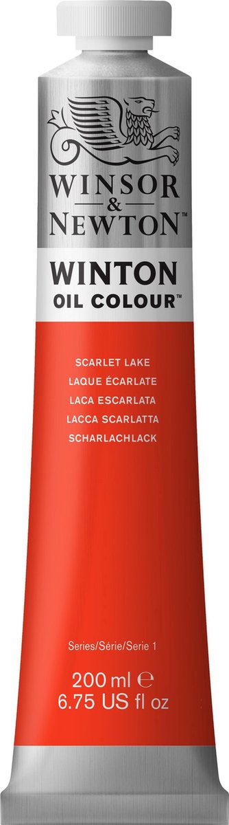 Winsor & Newton Winton Oil Colours 200ml Scarlet Lake