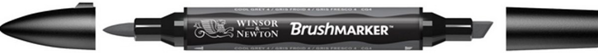 Winsor and Newton BrushMarker Cool Grey 4 CG4