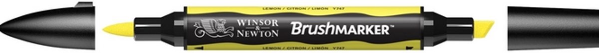 Winsor and Newton BrushMarker Lemon Y747