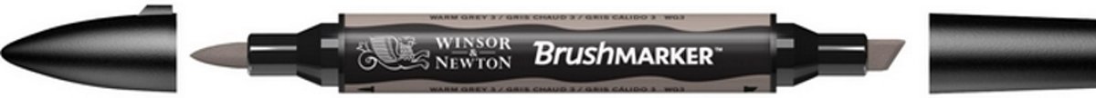 Winsor and Newton BrushMarker Warm Grey 3 WG3