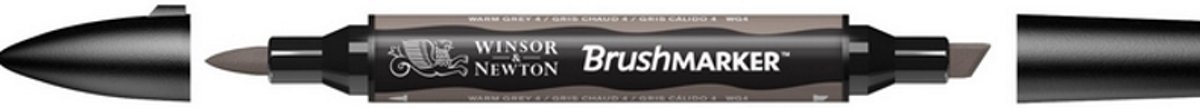 Winsor and Newton BrushMarker Warm Grey 4 WG4