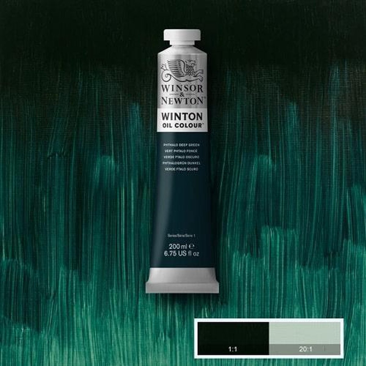 Winton Olieverf 200ML Phthalo Deep Green 048