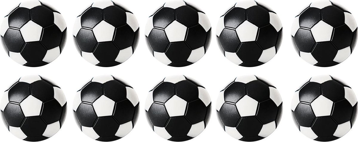   tafelvoetbal ballen 35mm zwart/wit