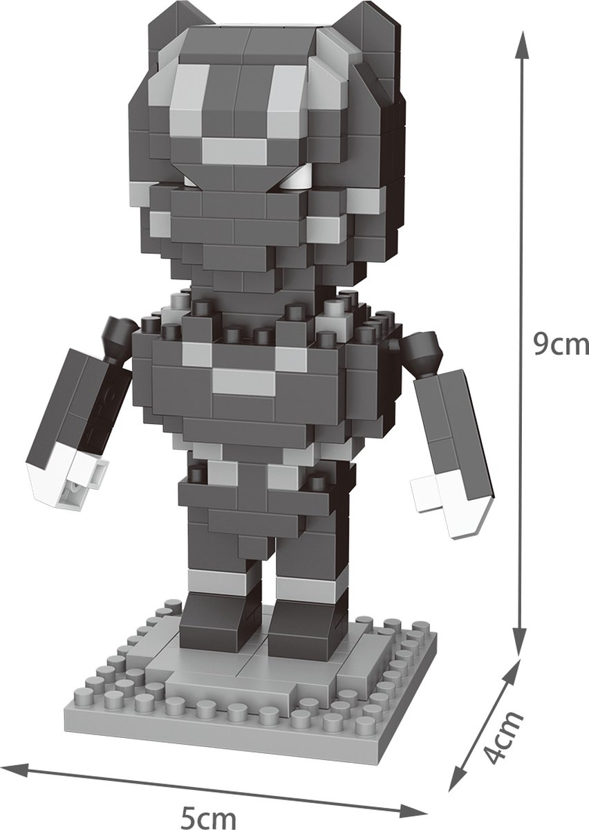 Creboblocks Black Panther 189 Nanoblocks