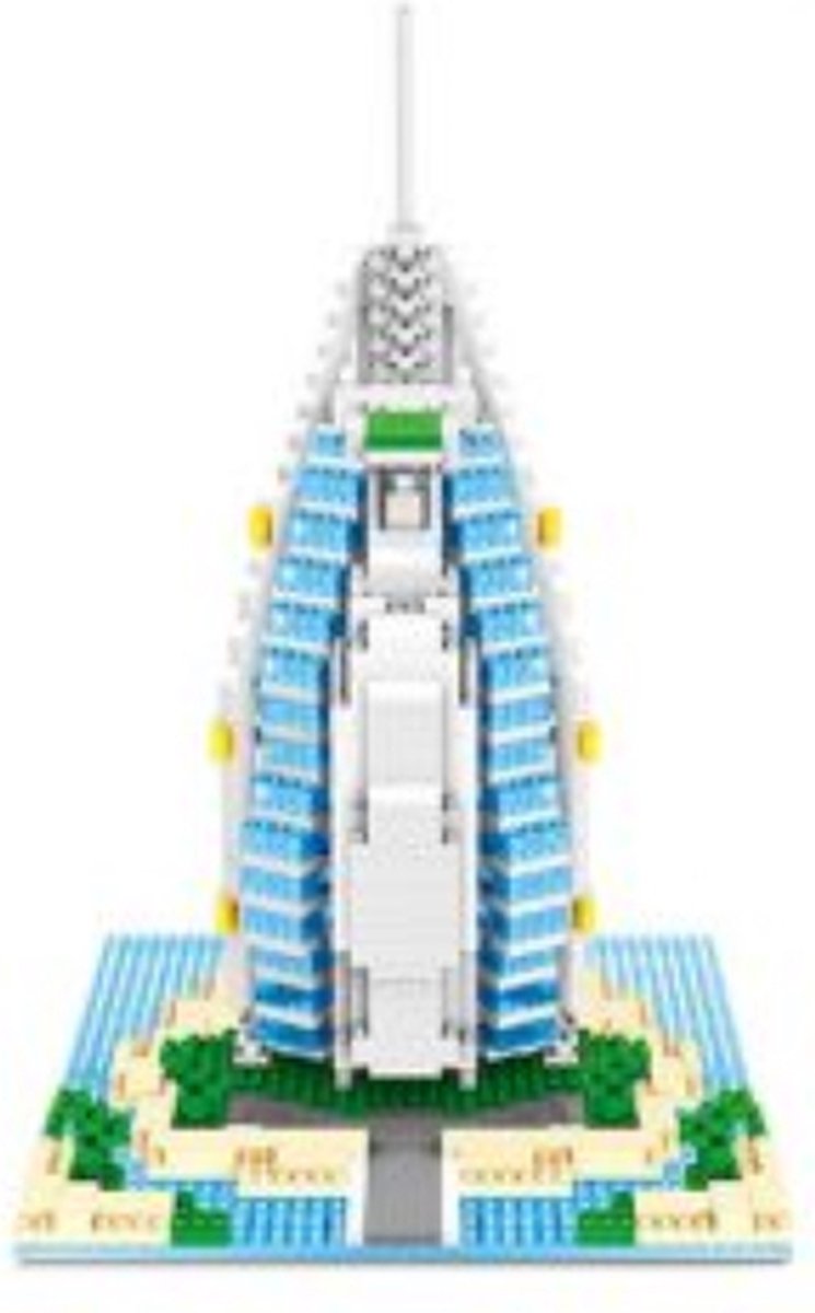 Creboblocks Burj Al Arab Hotel 909 Nanoblocks