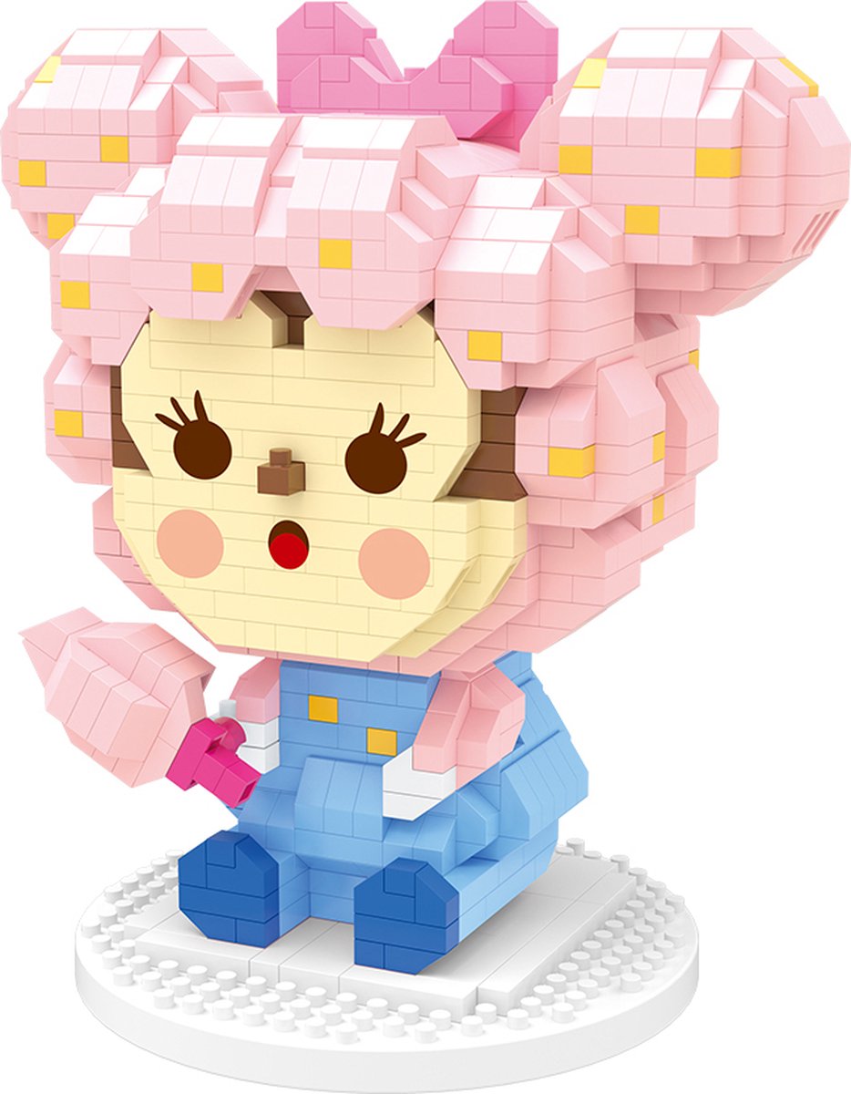 Creboblocks Candy Doll Katoen Minnie 1007 Nanoblocks