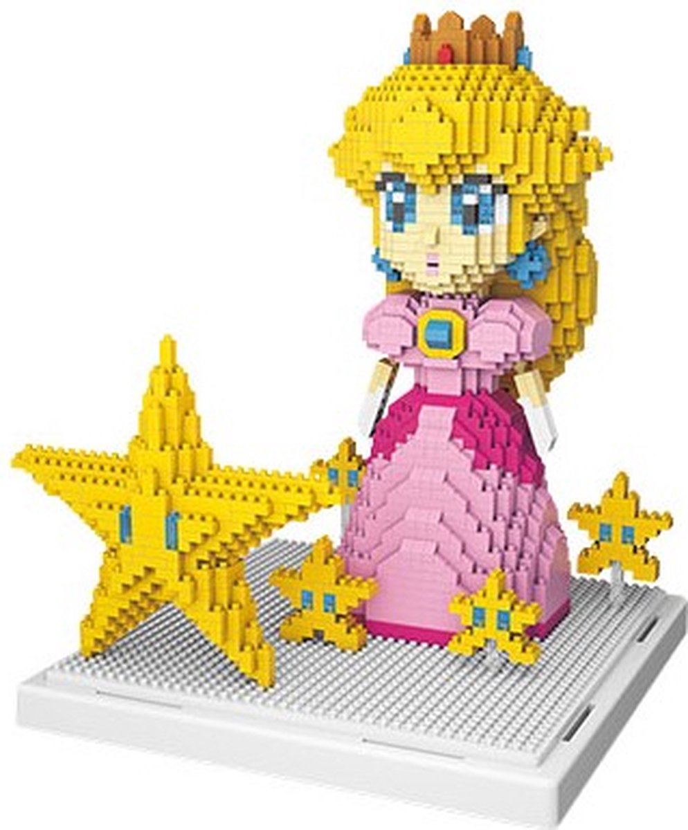 Creboblocks Princess Peach nanoblock - Super Mario - 1484 nanoblocks