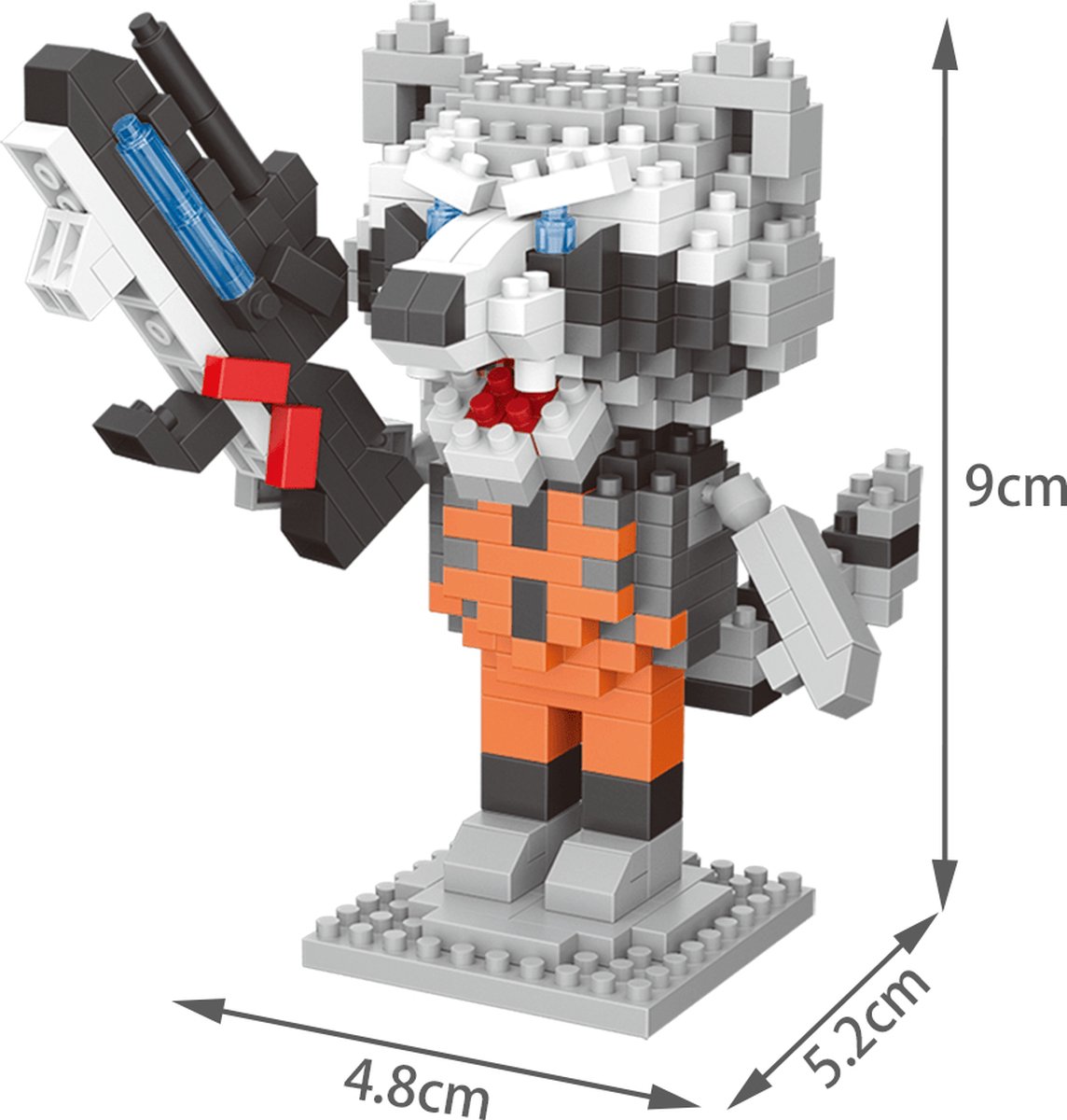 Creboblocks Rocket Raccoon 331 Nanoblocks