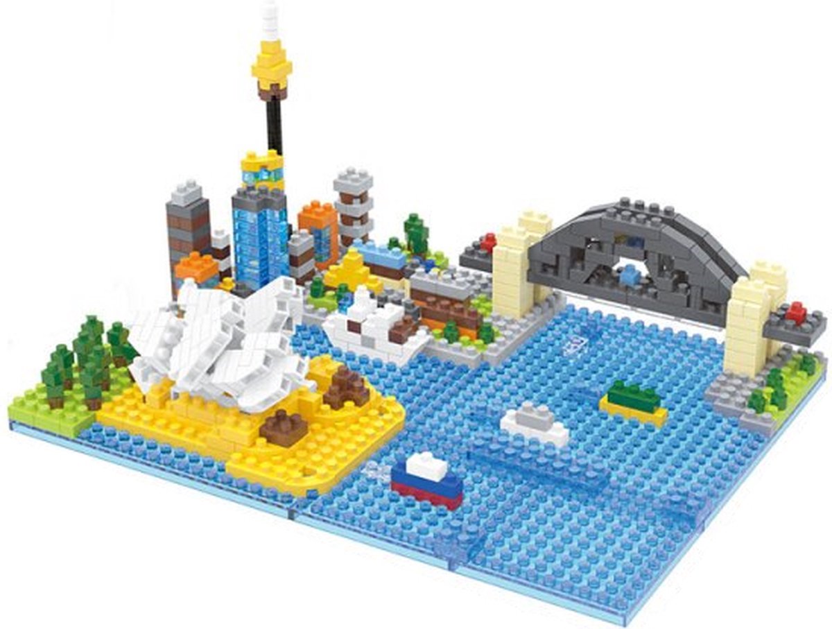 Creboblocks Sydney Harbour Scene 529 Nanoblocks