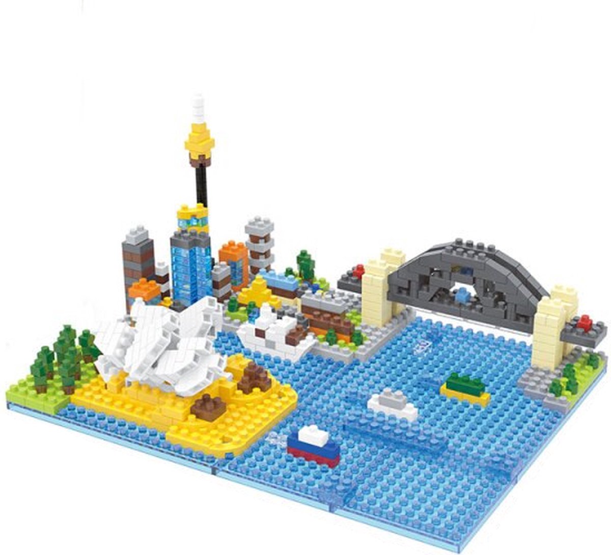 Creboblocks Sydney Harbour Scene 529 Nanoblocks