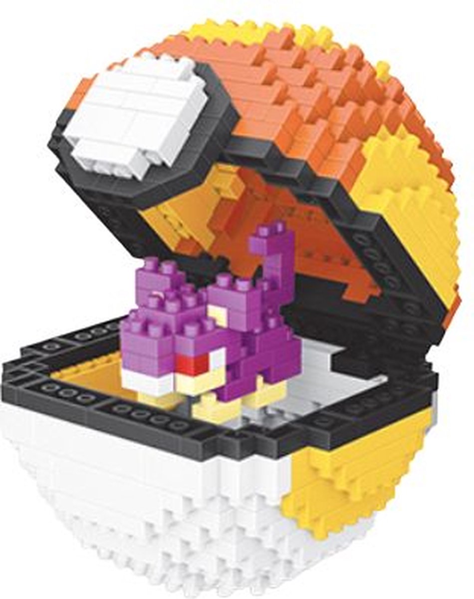 LNO® Pokeball Rattata nanoblock - Pokémon - 436 miniblocks