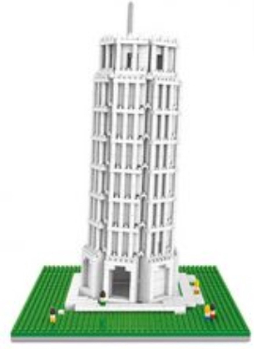 Nanoblock, Brickkies®, Toren van Pisa, 1073 Bouwblokjes