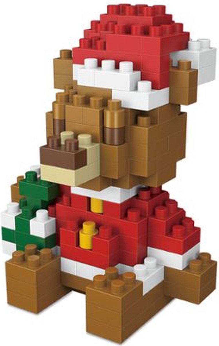 Wise Hawk® Kerstbeer nanoblock - Kerst - 141 miniblocks