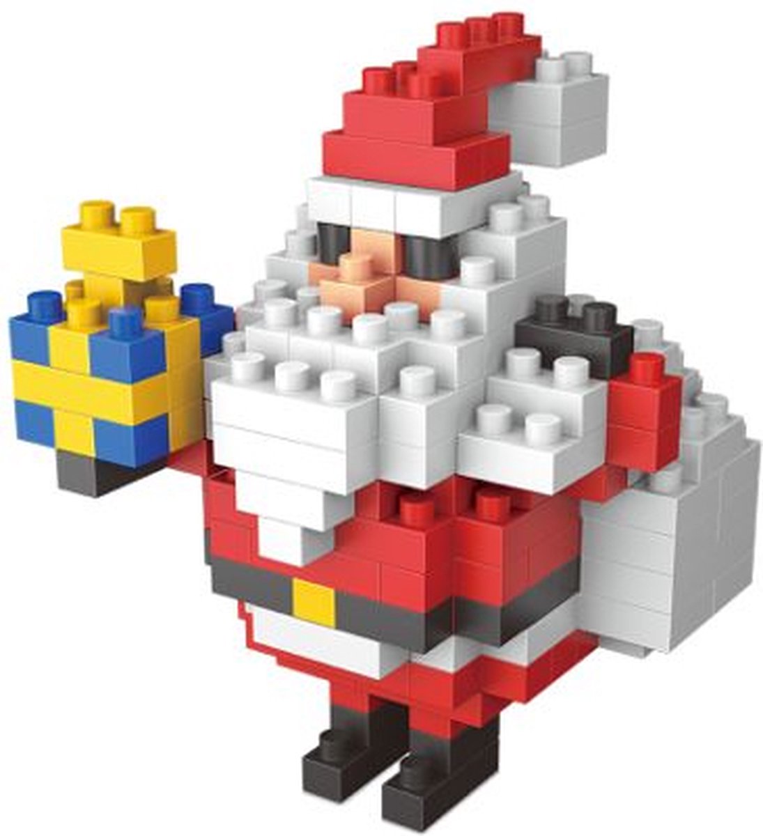 Wise Hawk® Kleine Kerstman nanoblock – Kerst – 144 miniblocks