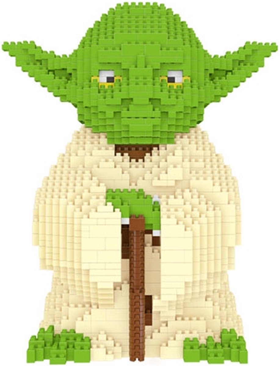 Wise Hawk® Mega Yoda nanoblock - Star Wars - 1520 miniblocks