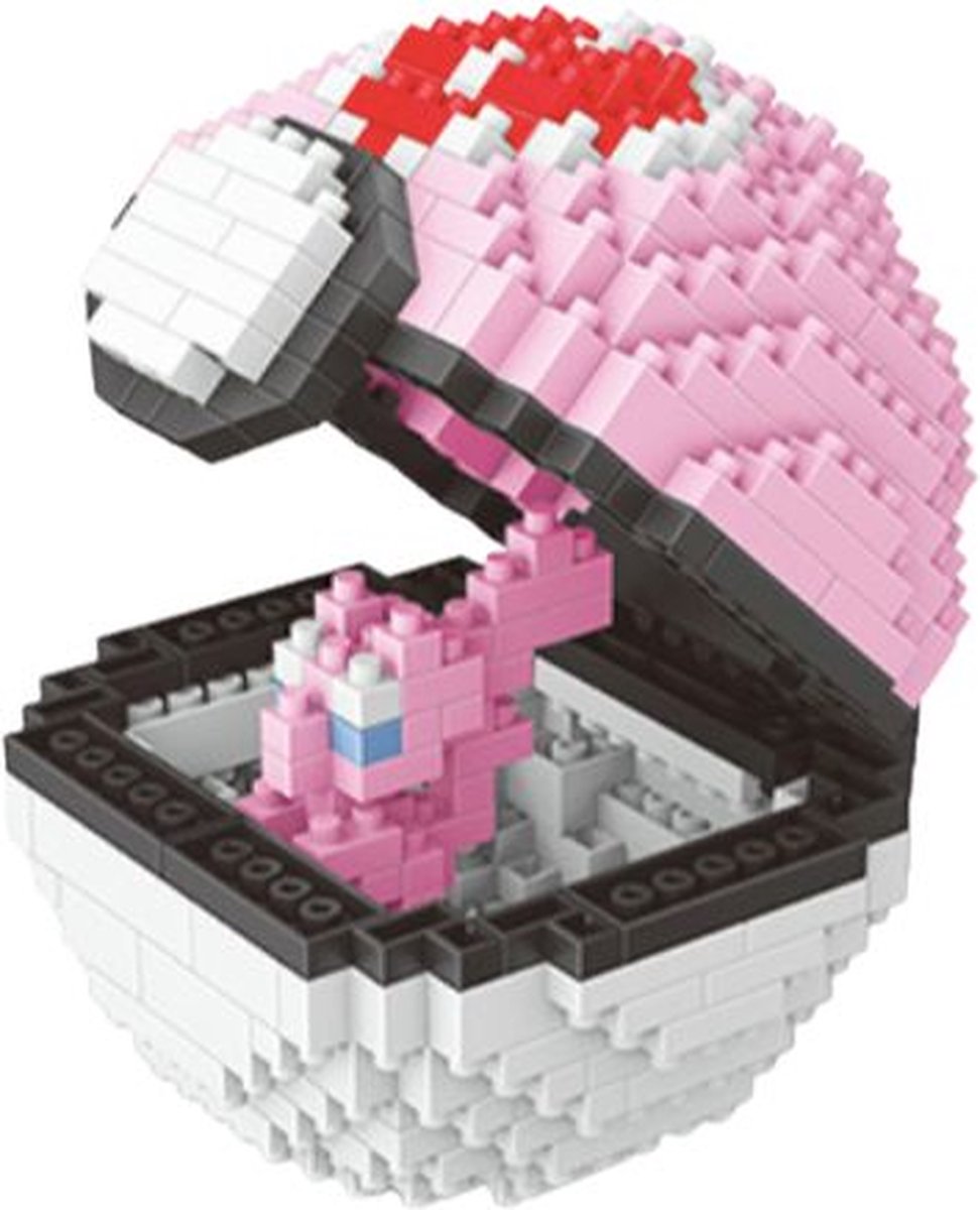 Wise Hawk® Pokeball Mew nanoblock - Pokémon- 401 miniblocks