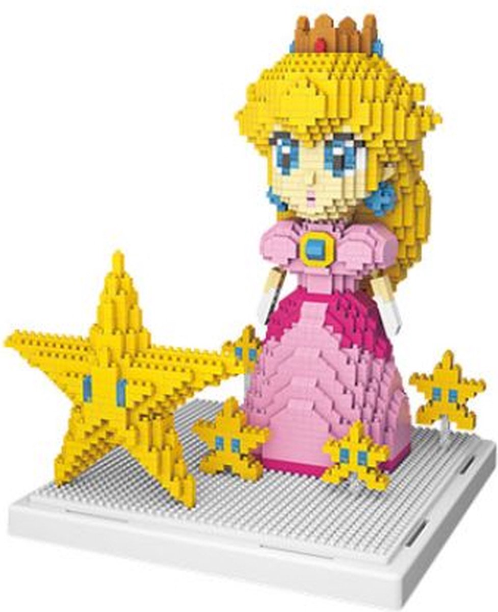 Wise Hawk® Princess Peach nanoblock - Super Mario - 1484 miniblocks