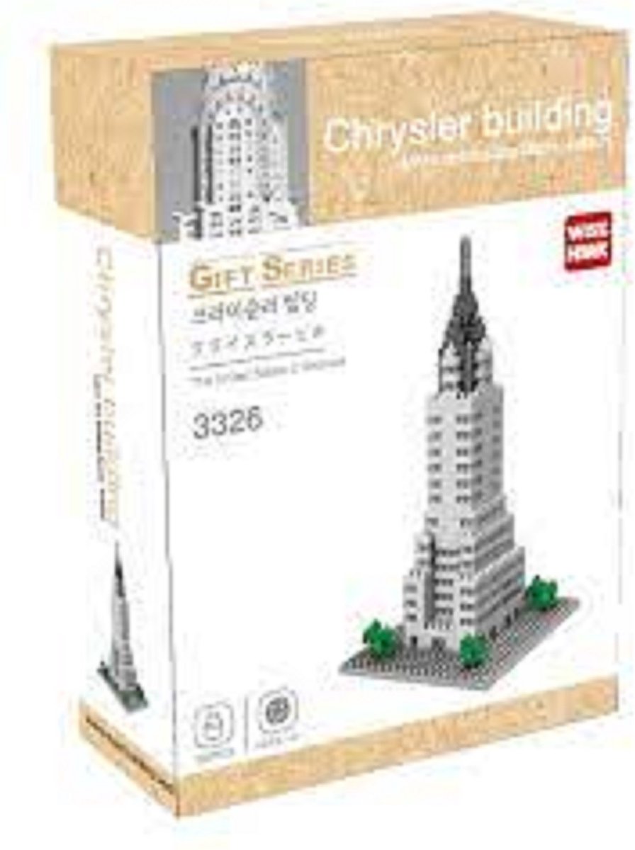 gift series - wise hawk - bouwdoos mini blokjes - Chrysler building