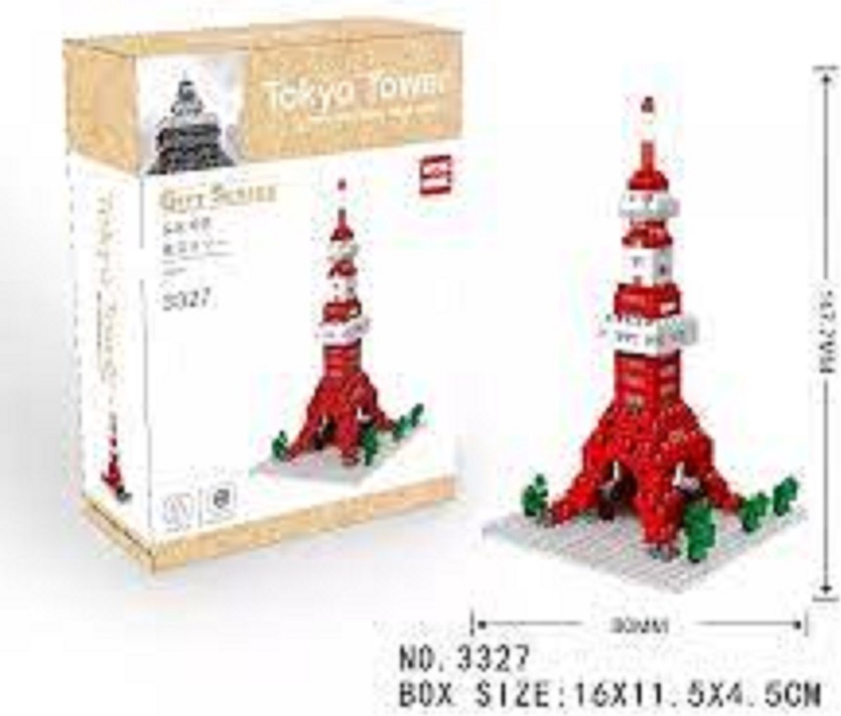 gift series - wise hawk - bouwdoos mini blokjes - Tokyo Tower