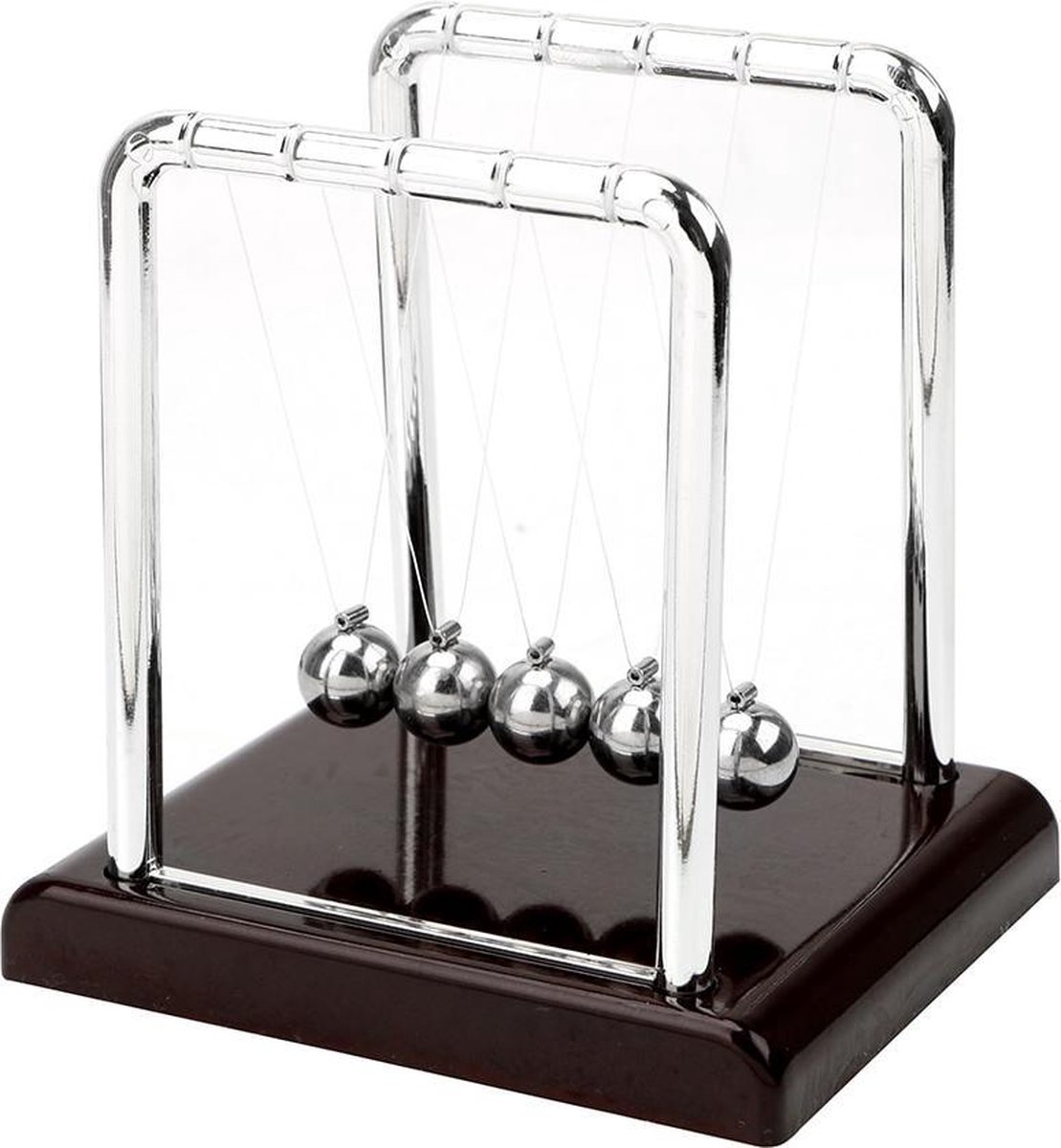 WiseGoods - Premium Newton Cradle met Voet - Newtons Cradle - Pendulum