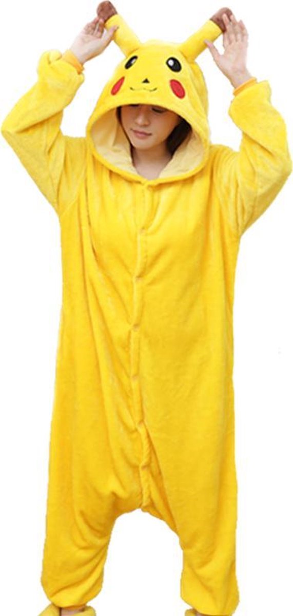 WiseGoods Pikachu Unisex Verkleedkleding - Maat 104/110