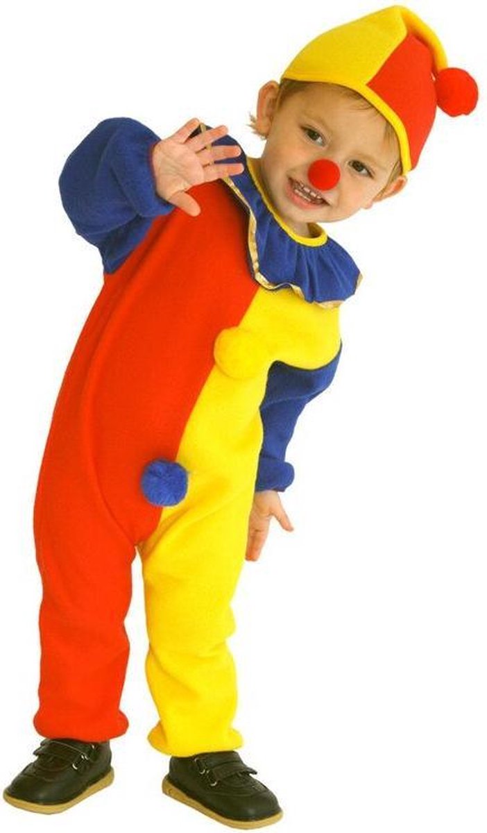 WiseGoods Premium Clown Kostuum - Carnaval - Carnavalskleding - Halloween - Verkleedkleren Meisjes - Jongen - Speelgoed - 104/110