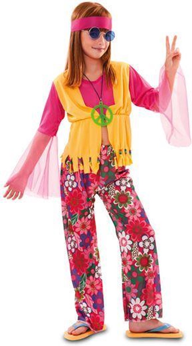 Hippie meisje 7-9 jaar (120-130cm)