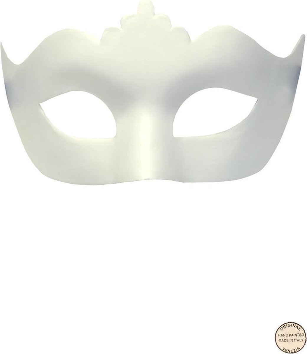 Venetiaans masker Punta Grezza wit